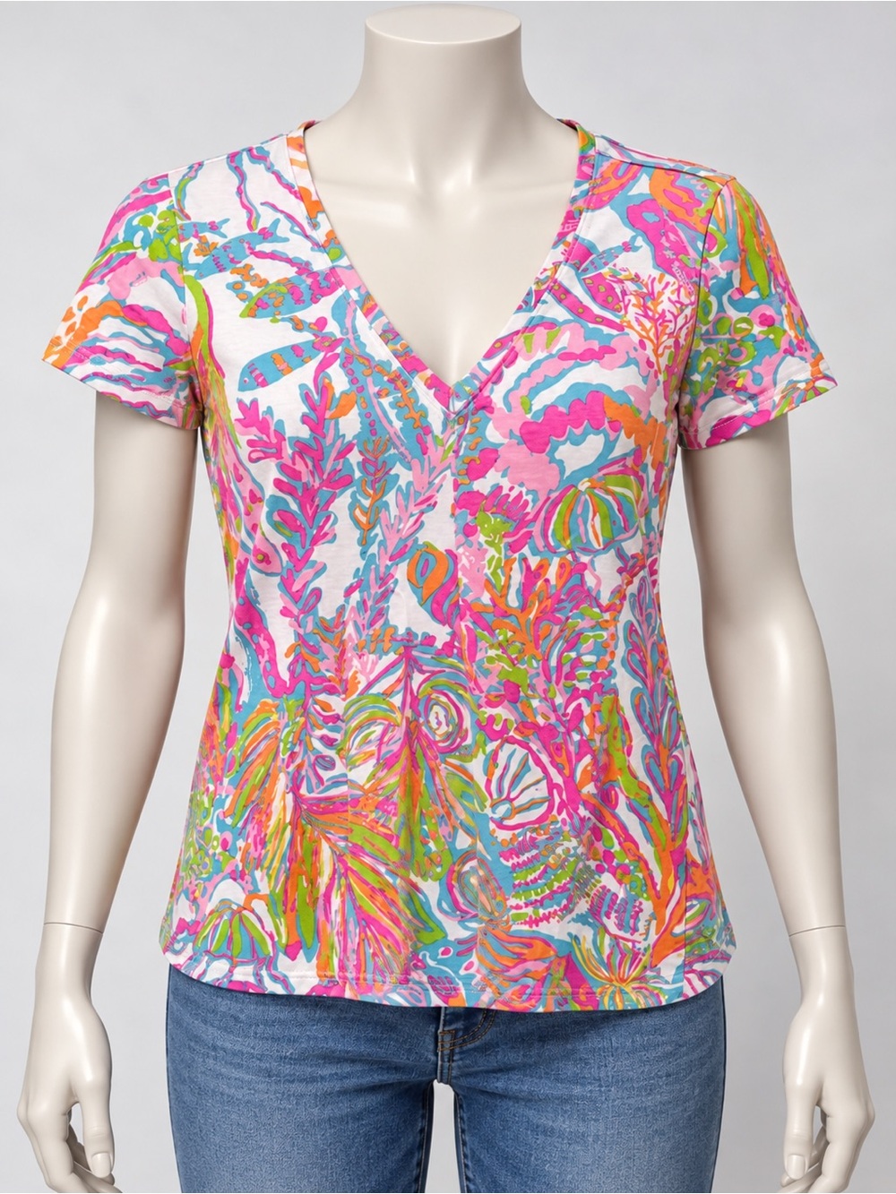 LILLY PULITZER Colorful Women’s Tee size small